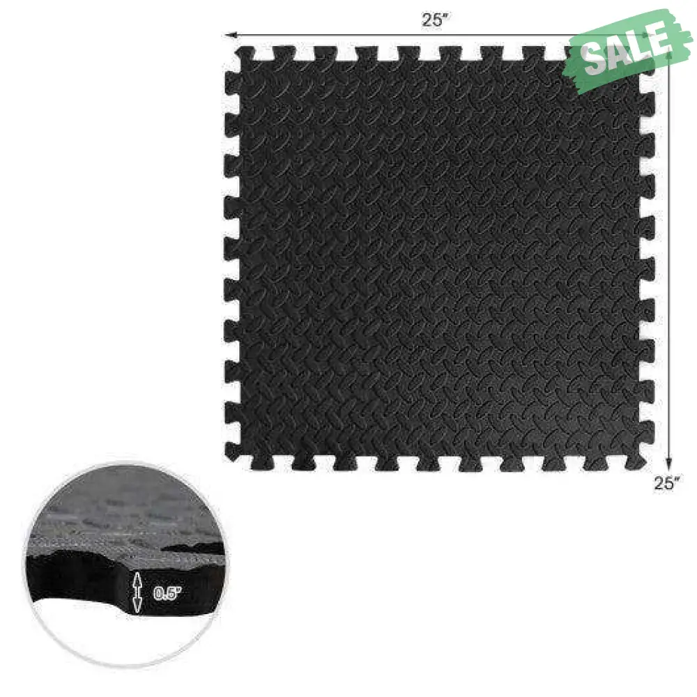 12 Pieces Puzzle Interlocking Flooring Mat with Anti-slip and Waterproof Surface - Image 11