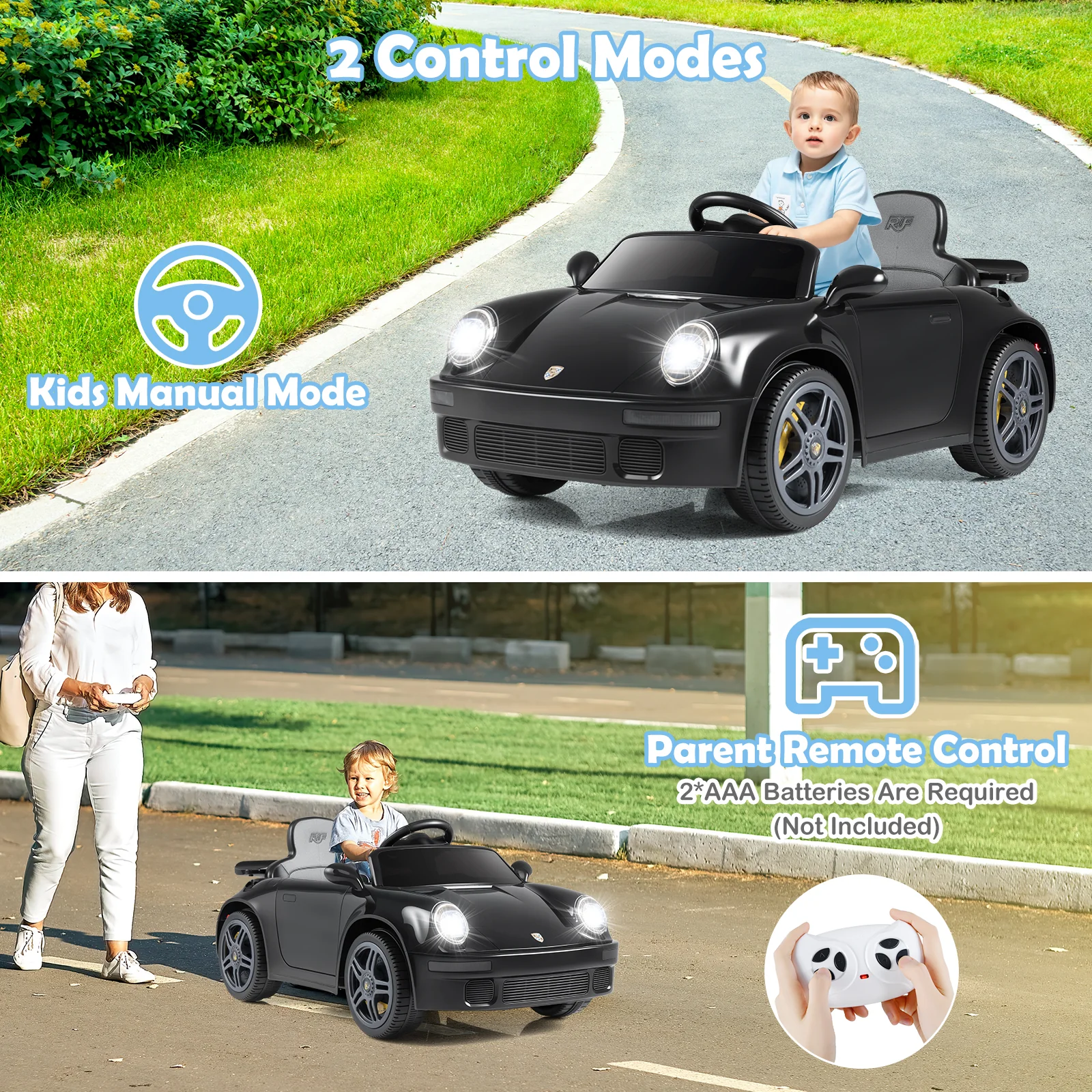 12V Electric Ride On Car Licensed RUFÂ CTR with Remote Control and Music - Image 13