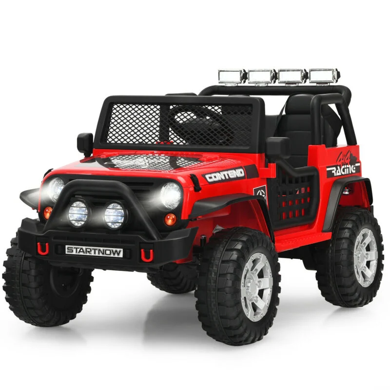 12V Kids Electric Ride On Truck with Remote Control and Operation Lever - Image 19