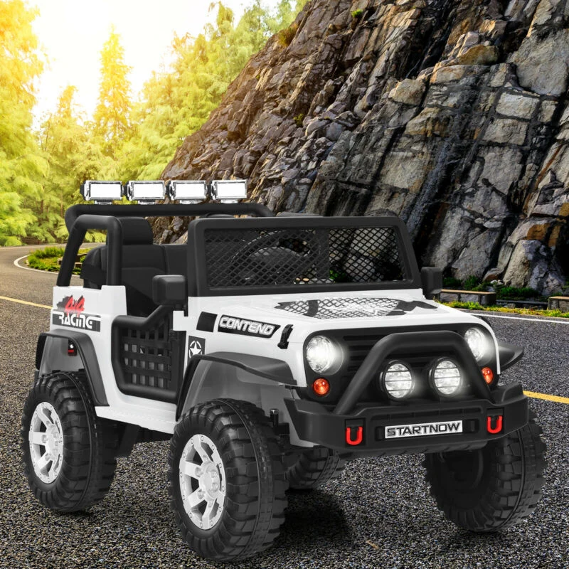 12V Kids Electric Ride On Truck with Remote Control and Operation Lever - Image 25