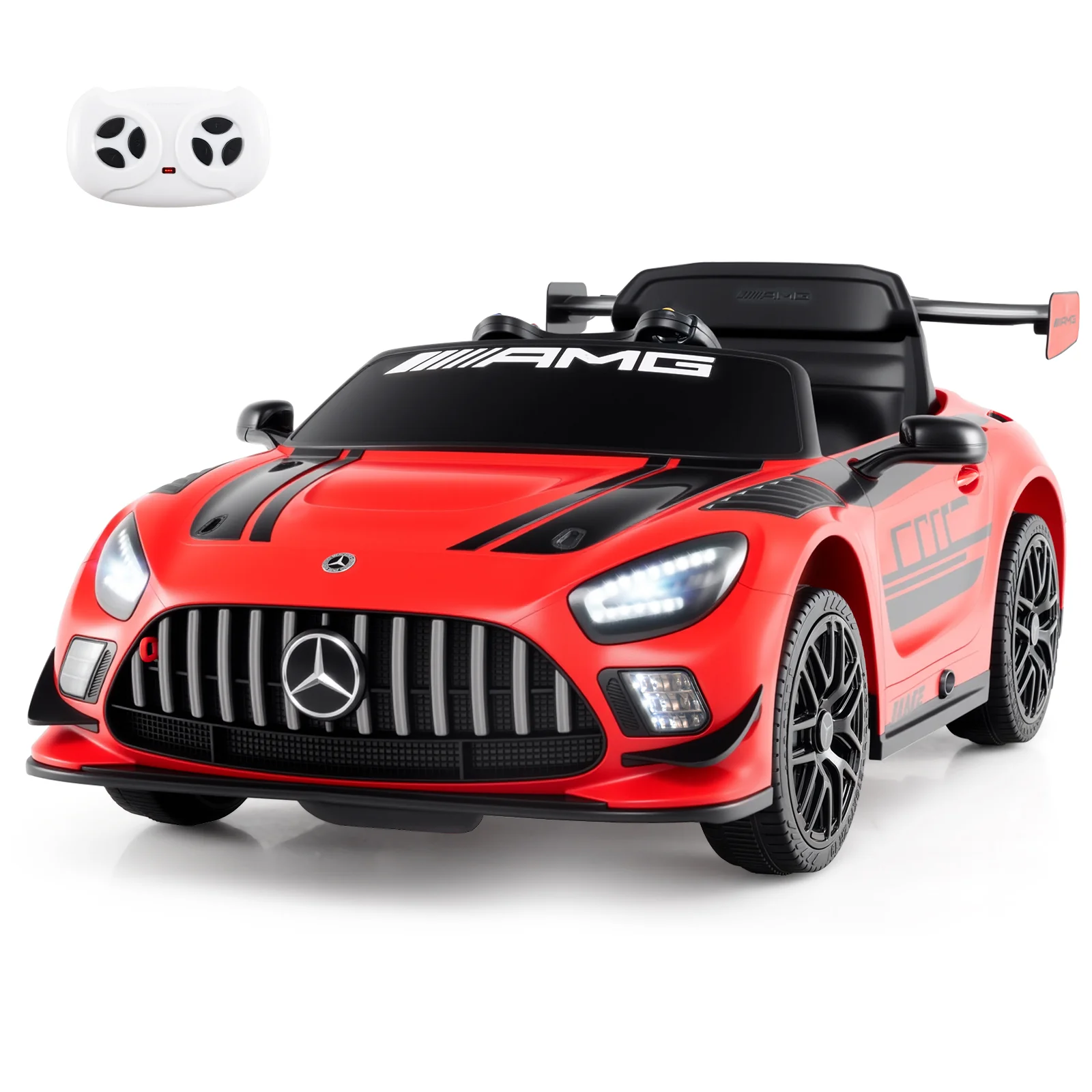 12V Kids Ride-On Car Mercedes-AMG GT3 Licensed with Adjustable Speed - Image 21