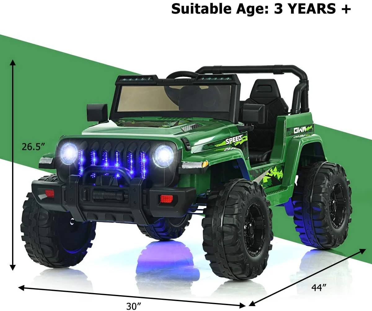12V Kids Ride-on Jeep Car with 2.4 G Remote Control - Image 11