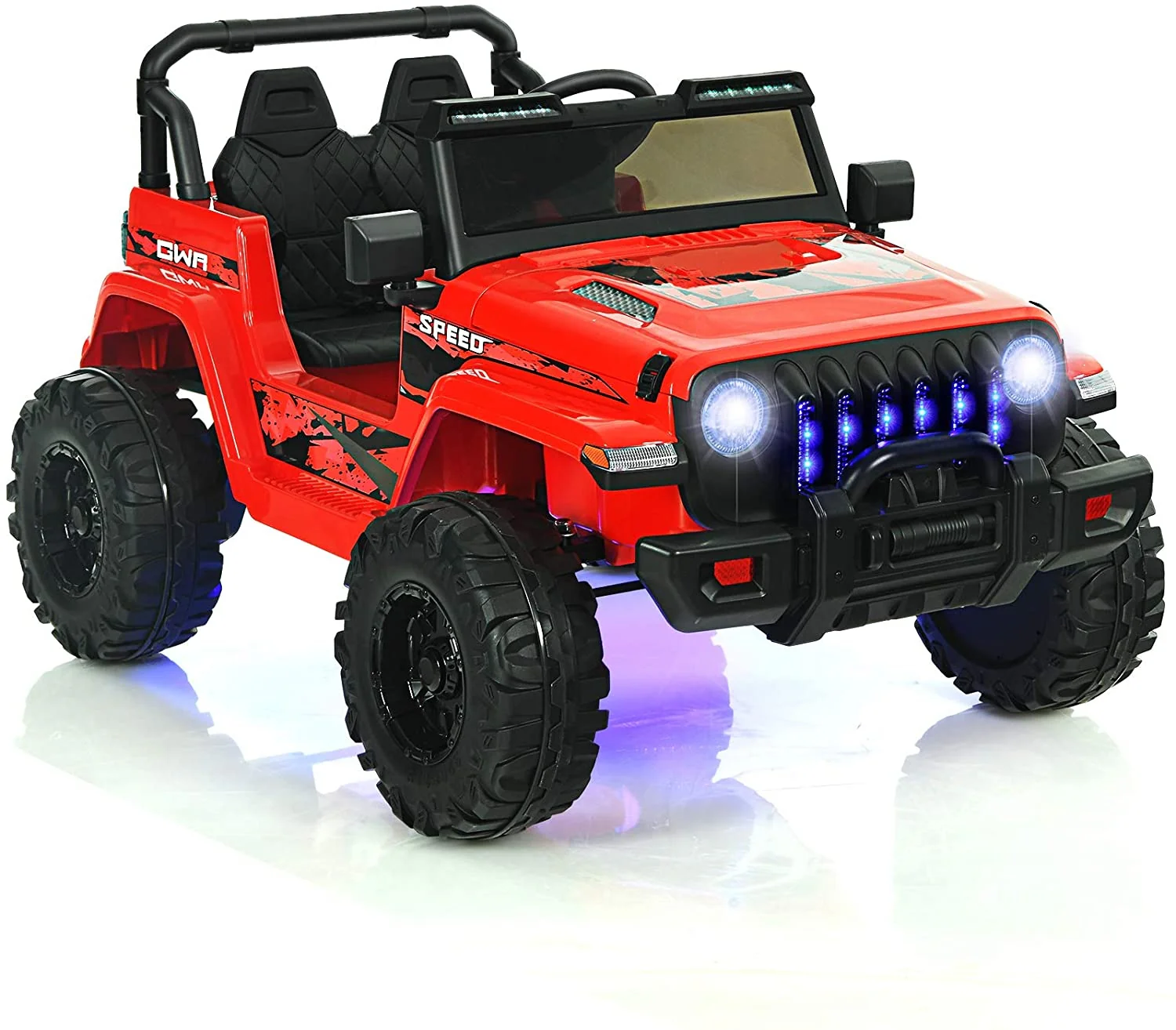 12V Kids Ride-on Jeep Car with 2.4 G Remote Control - Image 17