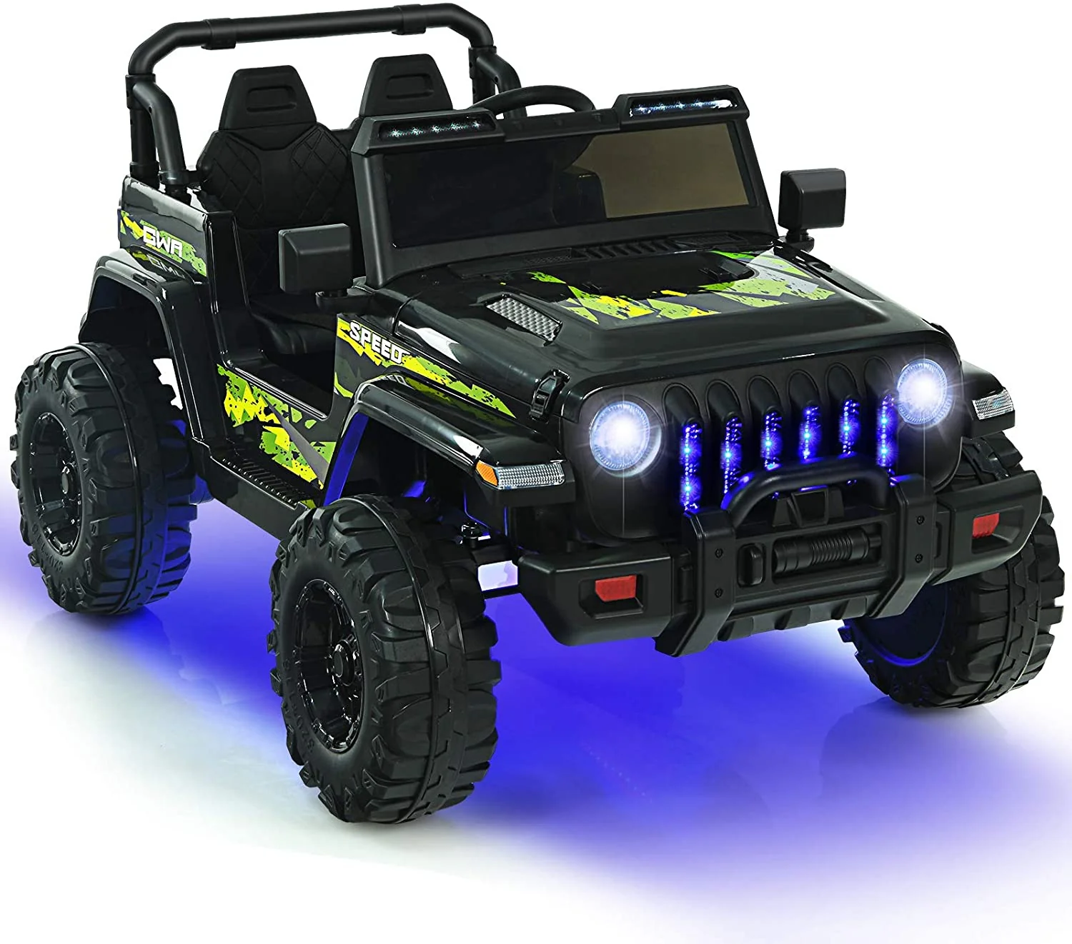 12V Kids Ride-on Jeep Car with 2.4 G Remote Control - Image 3