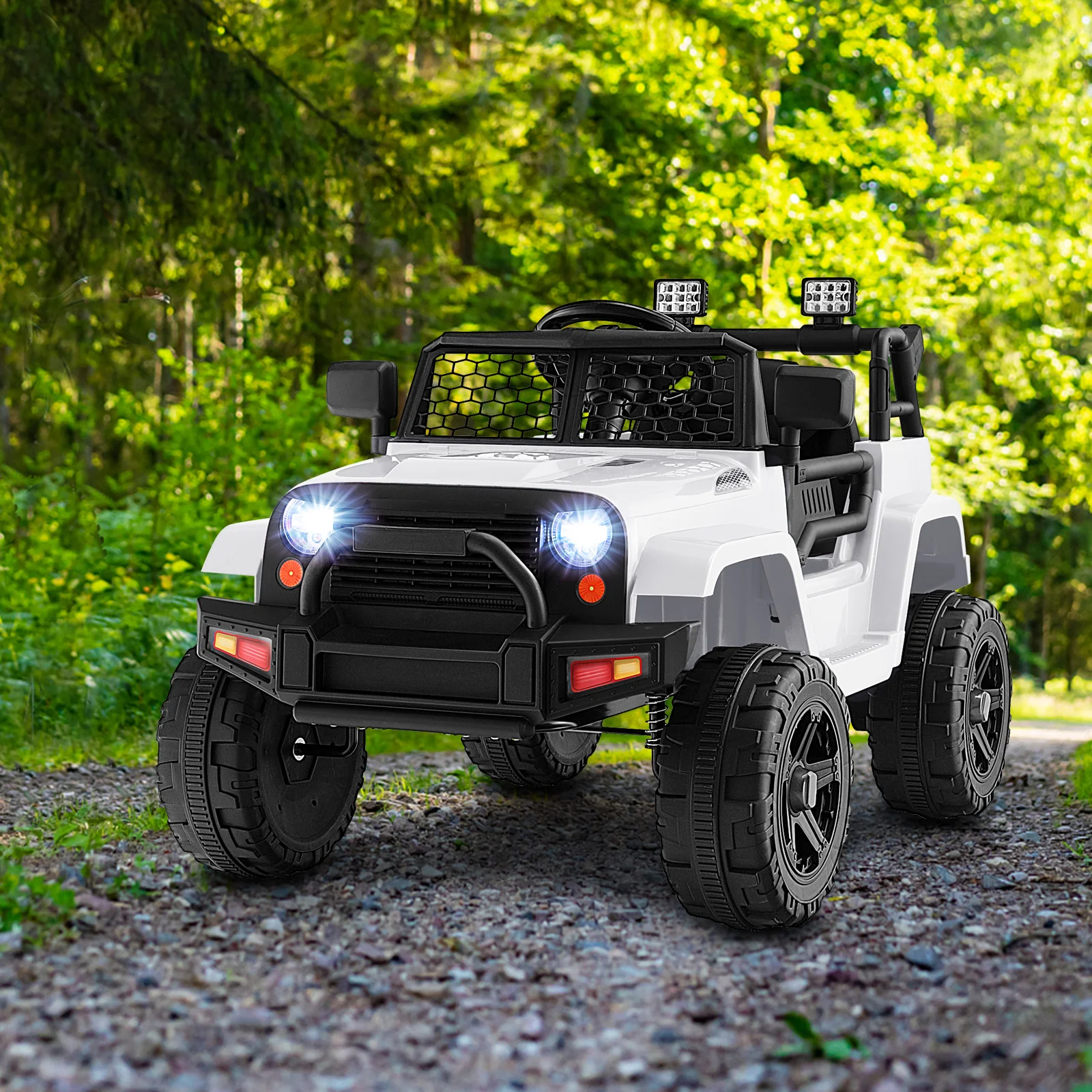 12V Kids Ride On Truck with Remote Control and Headlights - Image 17