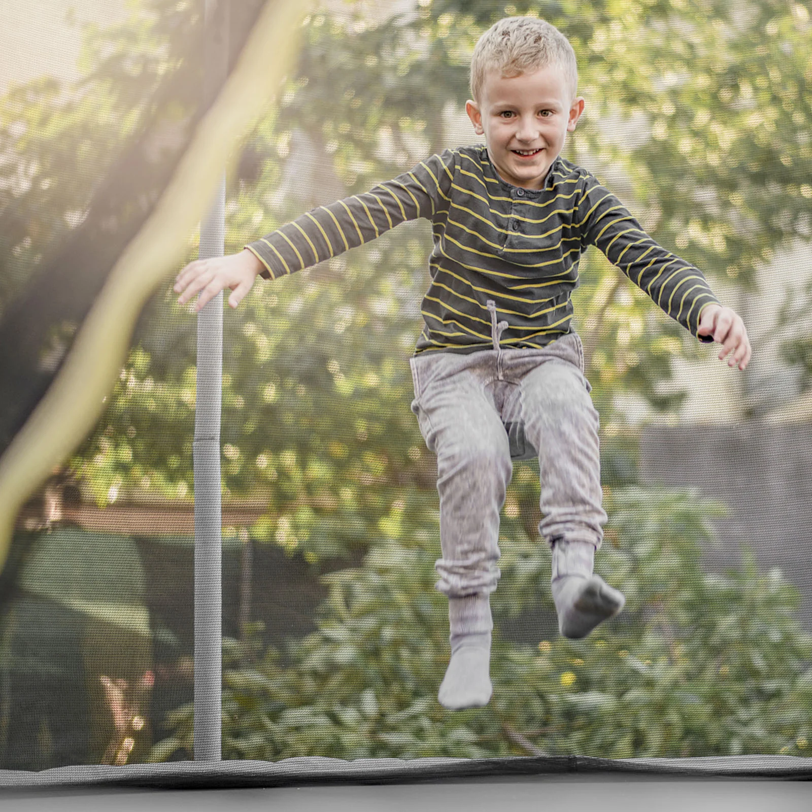 15/16 Feet Trampoline Replacement Safety Net with Adjustable Straps