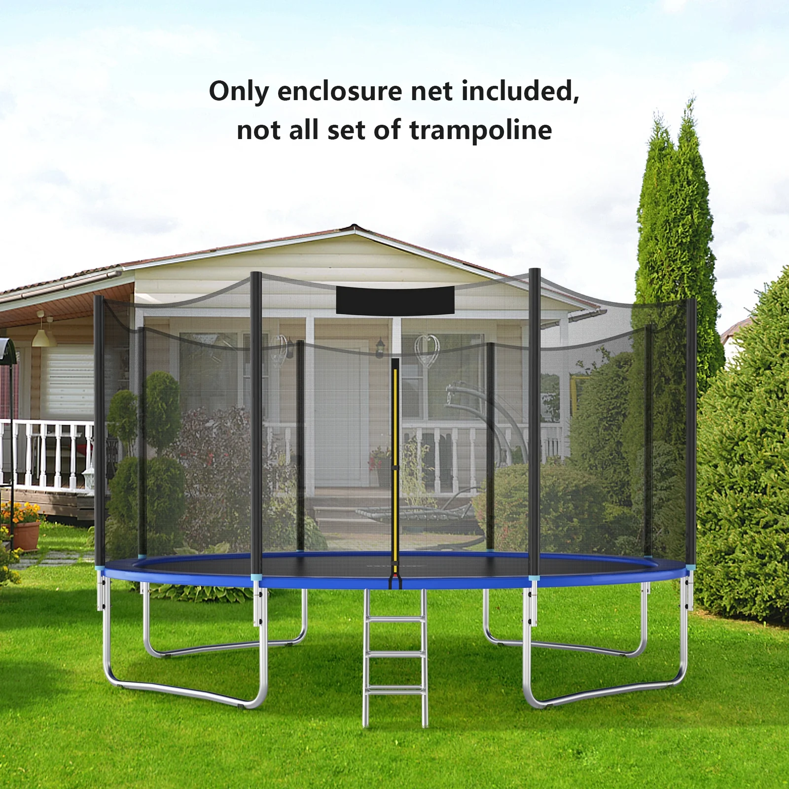 15 Feet Trampoline Safety Replacement Protection Enclosure Net - Image 16