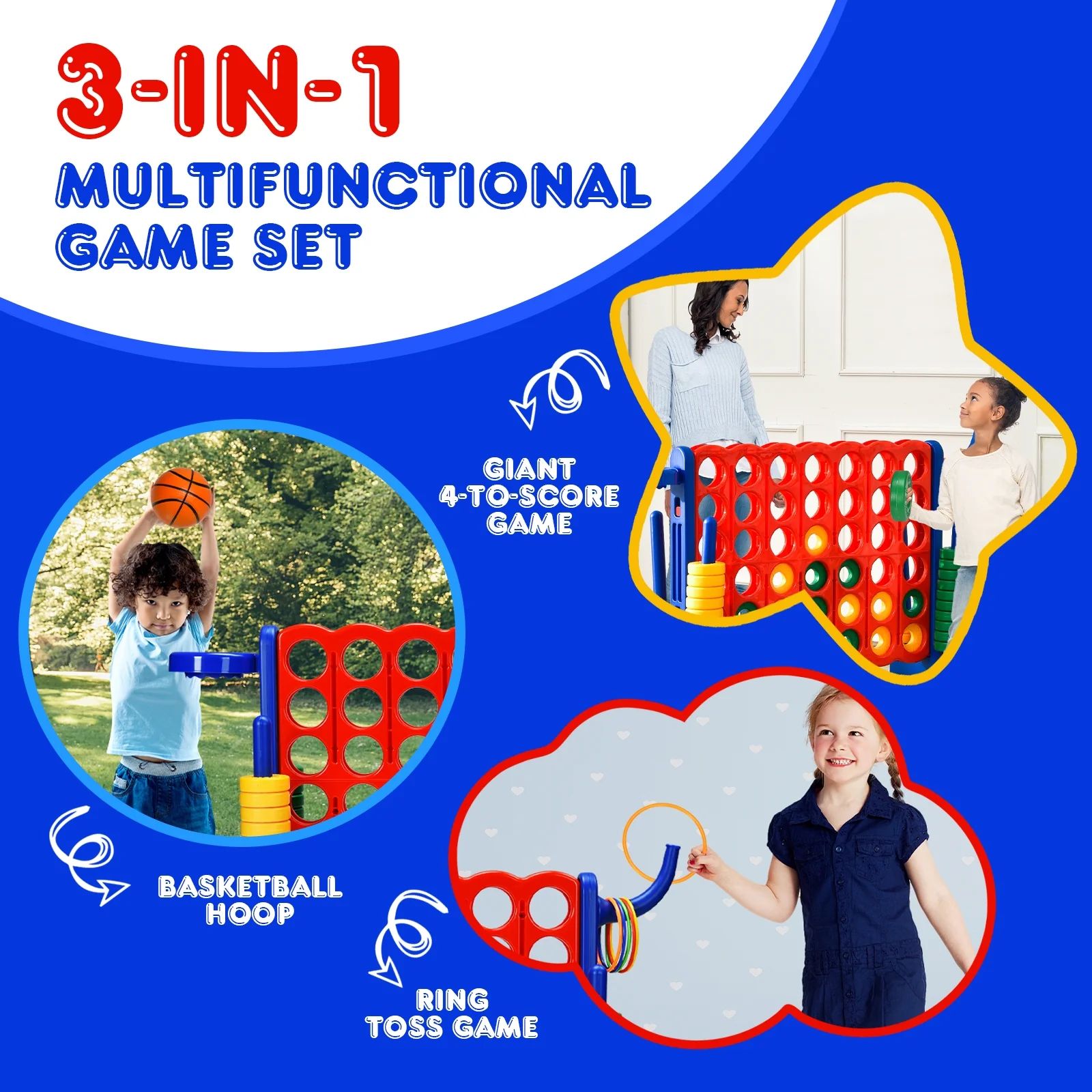 2.5Ft 4-to-Score Giant Game Set - Image 15