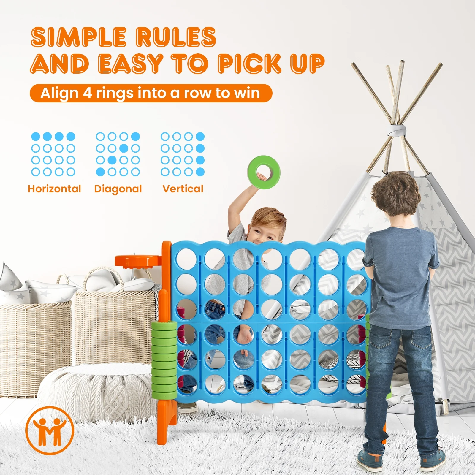 2.5Ft 4-to-Score Giant Game Set - Image 29