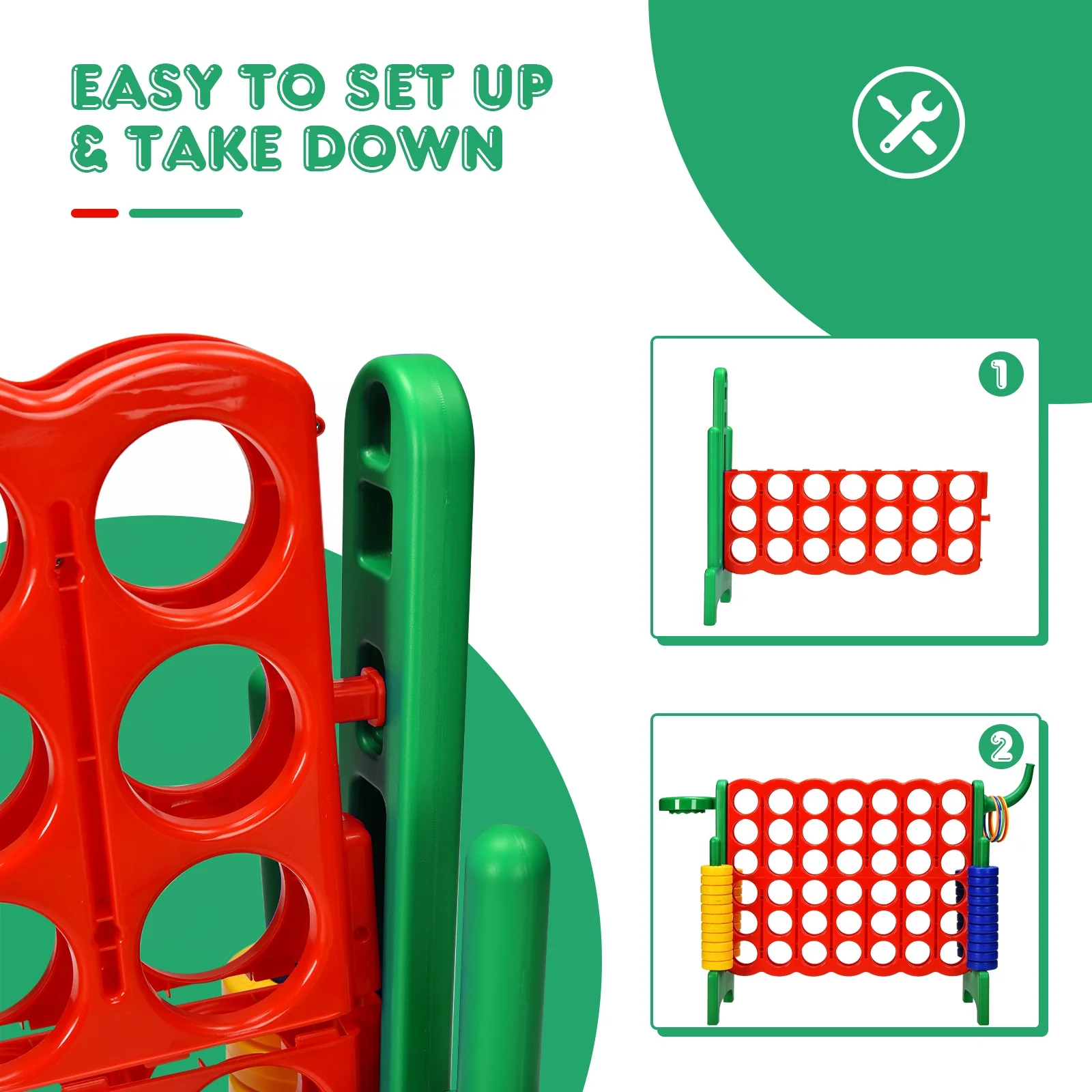 2.5Ft 4-to-Score Giant Game Set - Image 5