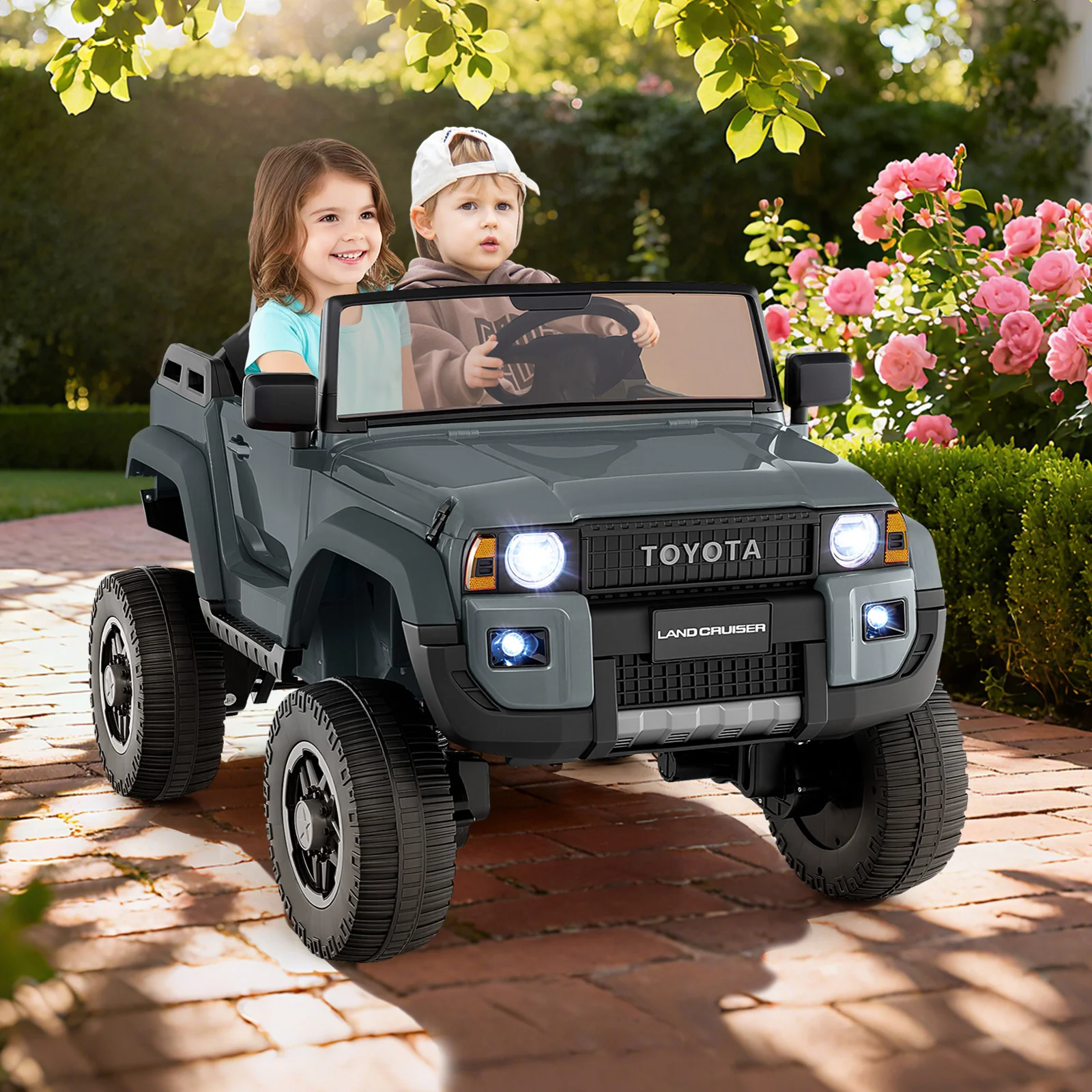 24V 2 Seater Ride on Car 4WD/2WD Switchable for Kids with Remote for Ages 3+ - Image 9