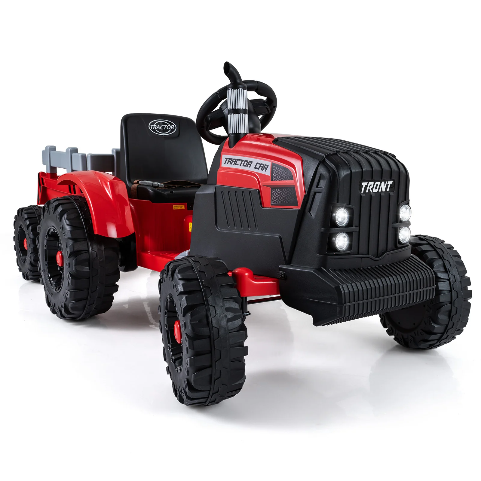 24V Ride On Tractor for Kids Electric Vehicle with Detachable Trailer and Remote Control - Image 19