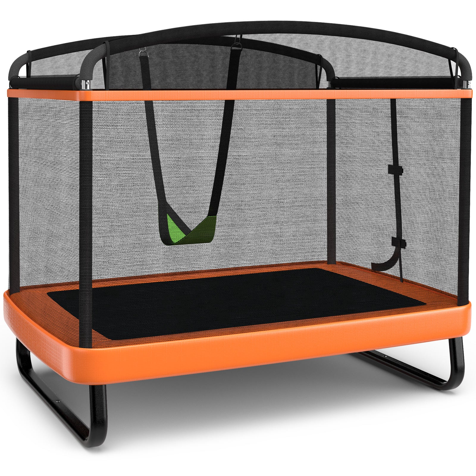 6 Feet Kids Entertaining Trampoline with Swing Safety Fence - Image 3