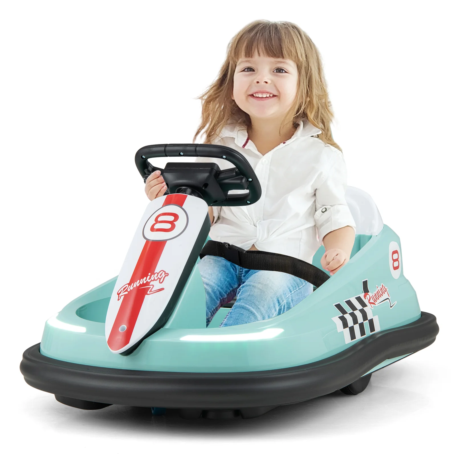 6V kids Ride-on Bumper Car with 360Â° Spinning and Dual Motors - Image 4