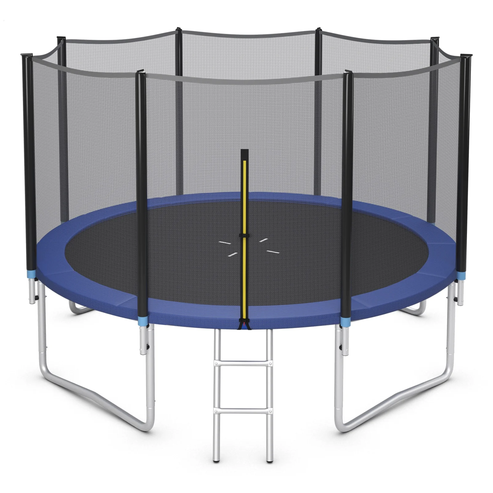8/10/12/14/15/16 Feet Outdoor Trampoline Bounce Combo with Safety Closure Net Ladder - Image 46