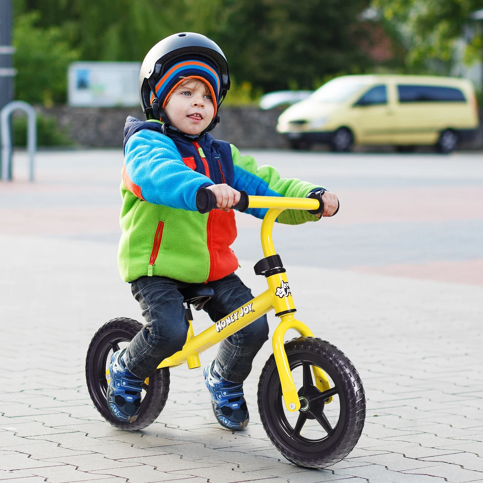 Kids No Pedal Balance Bike with Adjustable Handlebar and Seat - Image 25