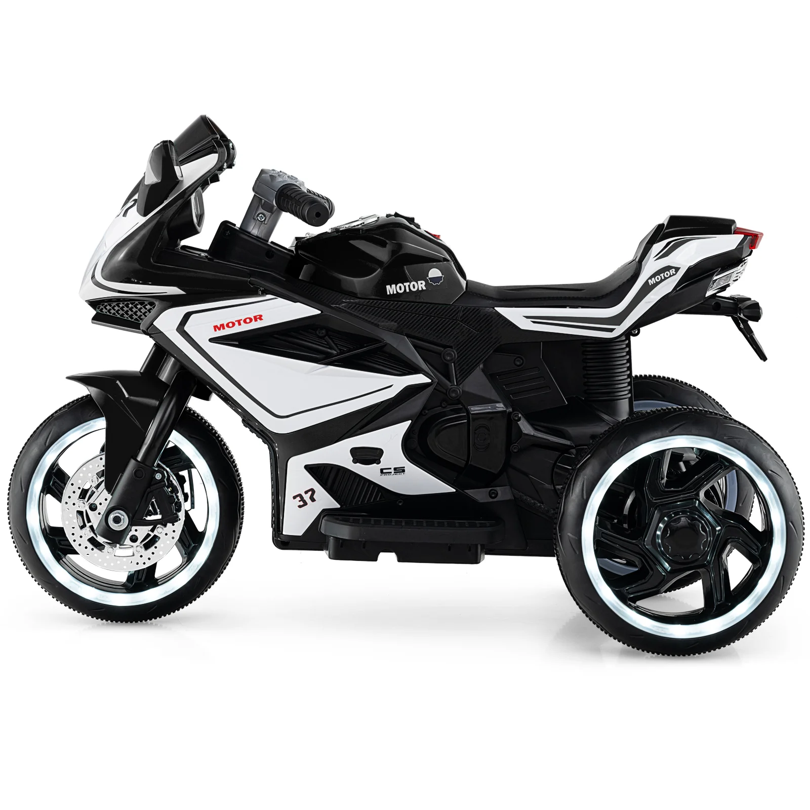 Kids Ride on Motorcycle 6V Battery Powered Mini Electric Motorbike with LED Lights - Image 3