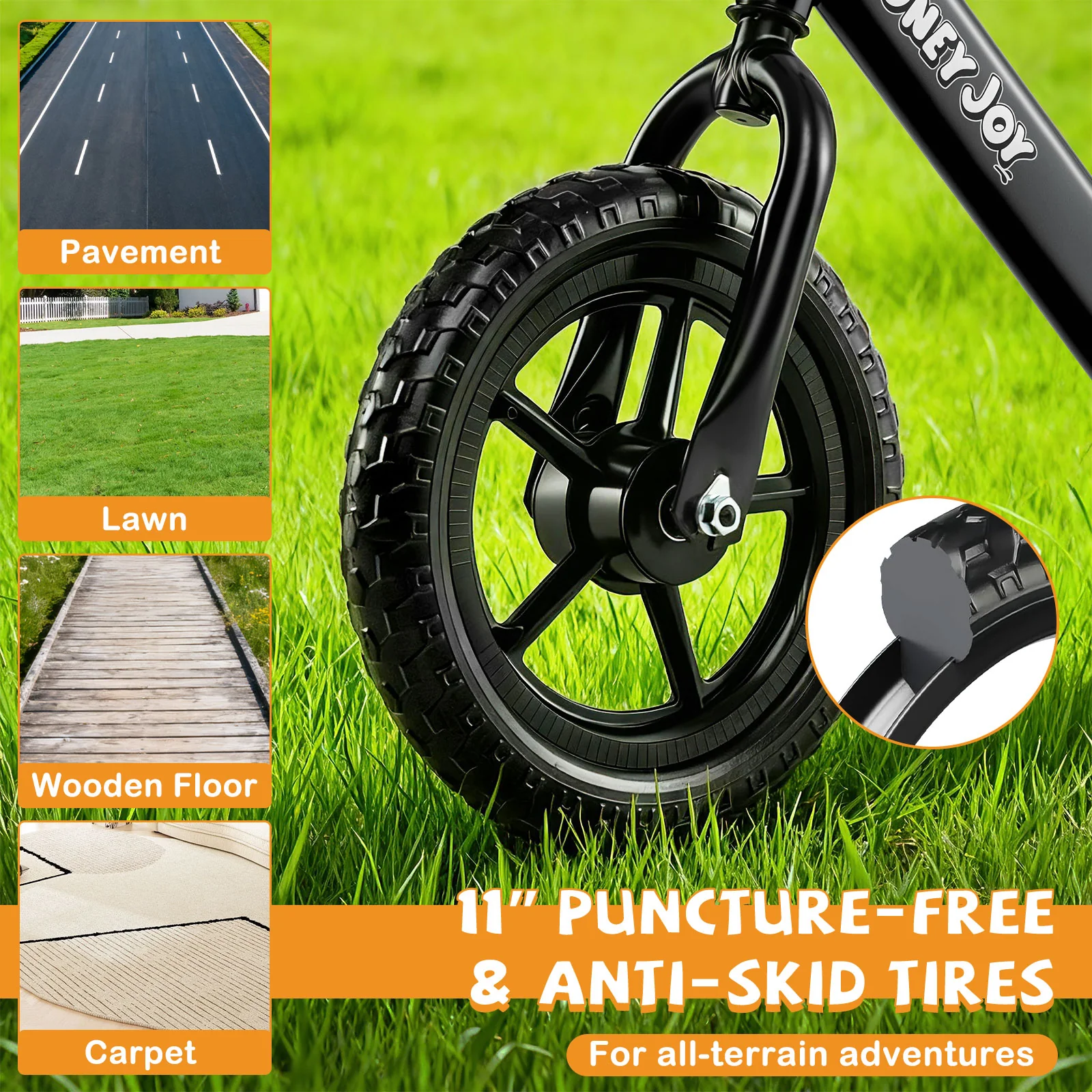 Lightweight Toddler Balance Bike No Pedal Training Bicycle - Image 23